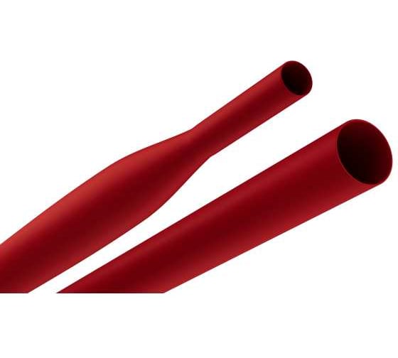 Изображение товара Термоусадочная трубка ЭРА NO224465 ТТУ нгLS 16/8 красная, в отрезках по 1 м. (упаковка 25 штук) Б0067448