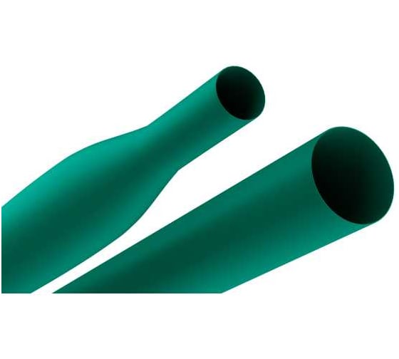 Изображение товара Термоусадочная трубка ЭРА NO224506 ТТУ нгLS 40/20 зеленая, в отрезках по 1 м. (упаковка 10 штук) Б0067595