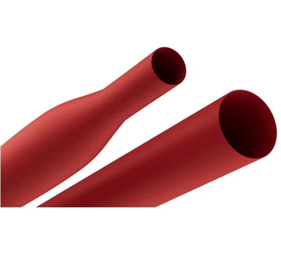 Изображение товара Термоусадочная трубка ЭРА NO224514 ТТУ нгLS 50/25 красная, в отрезках по 1 м. (упаковка 10 штук) Б0067615