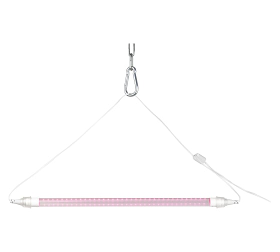 Изображение товара Светильник для растений, фитолампа светодиодная линейная ЭРА FITO9WRbТ8FITOHolder IP65 2хG13 с выключателем Б0069515