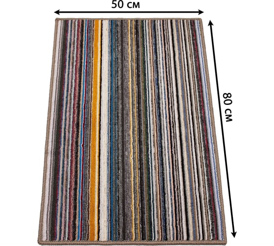 Изображение товара Придверный коврик ComeForte мультиколор 50х80 см PP-2003