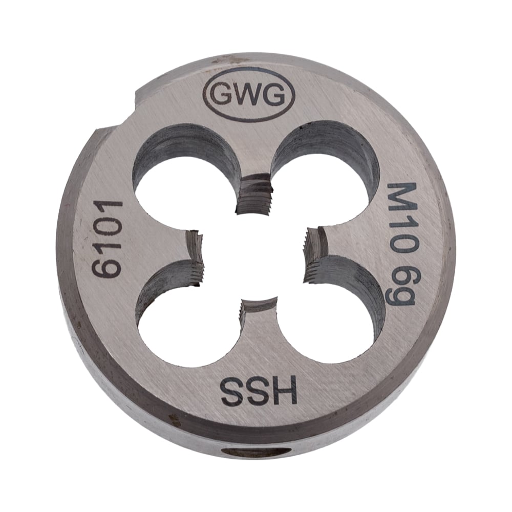 Изображение товара Плашка GWG 6101 М10 HSS B быстрорежущая для внутренней резьбы Болгария