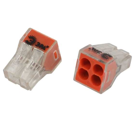 Изображение товара Клемма ЭРА NO225364 быстрозажимная 773604 прозрачная 4-проводная 0.75-4.0 мм2 (упаковка 50 шт.) Б0067906