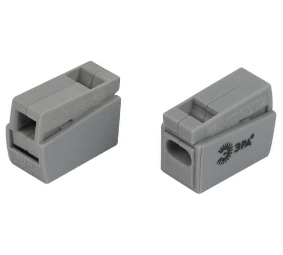 Изображение товара Клемма ЭРА NO225411 быстрозажимная 221112 для светильников 2 полюса 0.5-2.5мм2 (упаковка 50 шт.) Б0067980