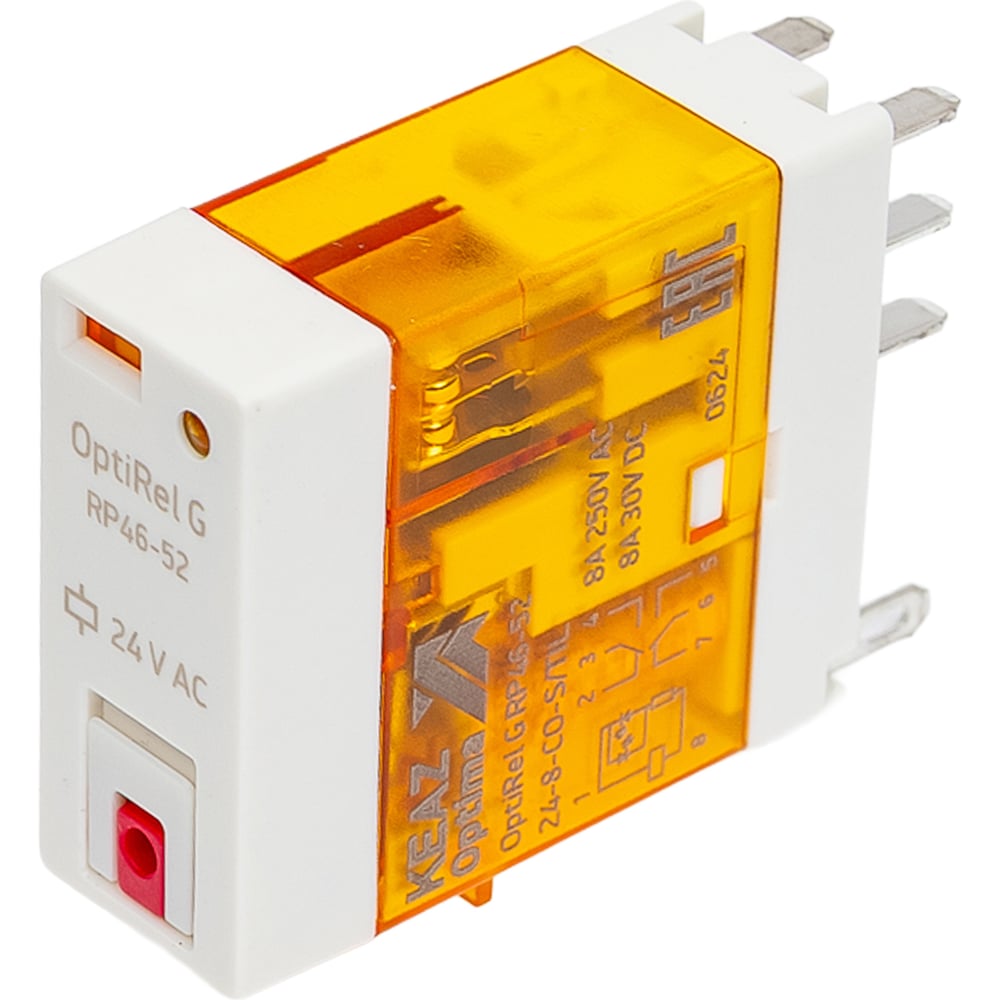 Изображение товара Реле промежуточное КЭАЗ OptiRel G RP46-52-24-8-CO-S/TIL 281050