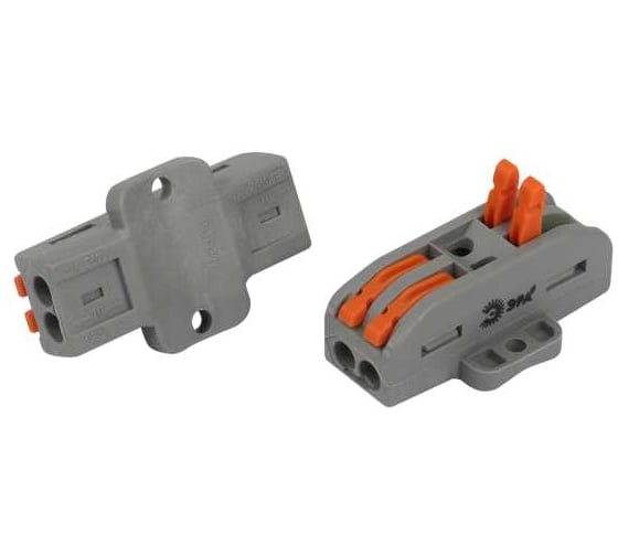 Изображение товара Клемма ЭРА NO-225398 проходная с монтажной площадкой 2222412Р с рычагами 2 полюса 0.08-2.5/4 мм2 (упаковка 20 шт) Б0067893