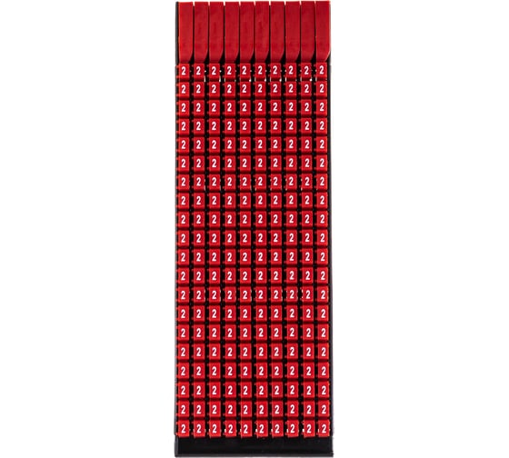 Изображение товара Маркер для кабеля DKC 1.5-2.5мм, символ "2", упаковка 200 штук MKF2S2