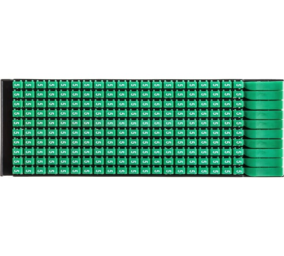 Изображение товара Маркер для кабеля DKC 1.5-2.5мм, символ "5", упаковка 200 штук MKF5S2