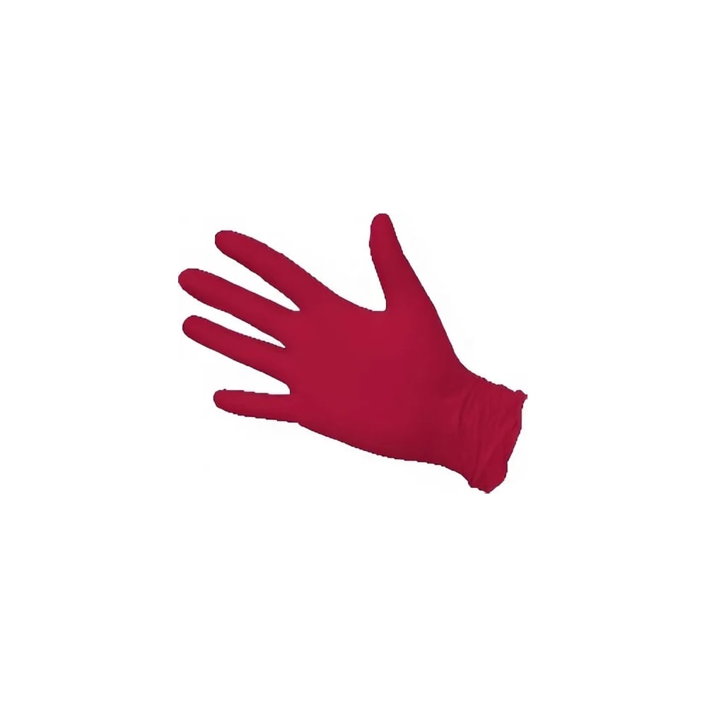 Изображение товара Перчатки нитриловые неопудренные ARCHDALE NitriMax 50 пар, красные, размер L