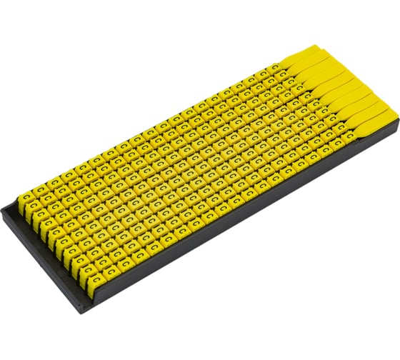 Изображение товара Маркер для кабеля DKC сечением 1,5-2,5 мм, символ C 200шт MKCCS2