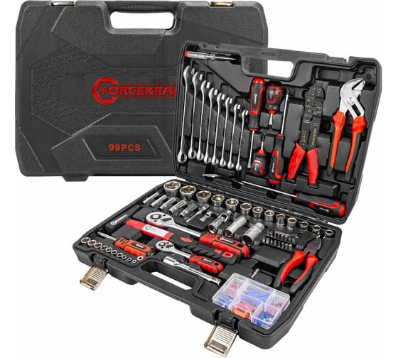 Изображение товара Набор инструментов BaumAuto 99 предметов, 1/4, 1/2 BM-4992-5(59230)