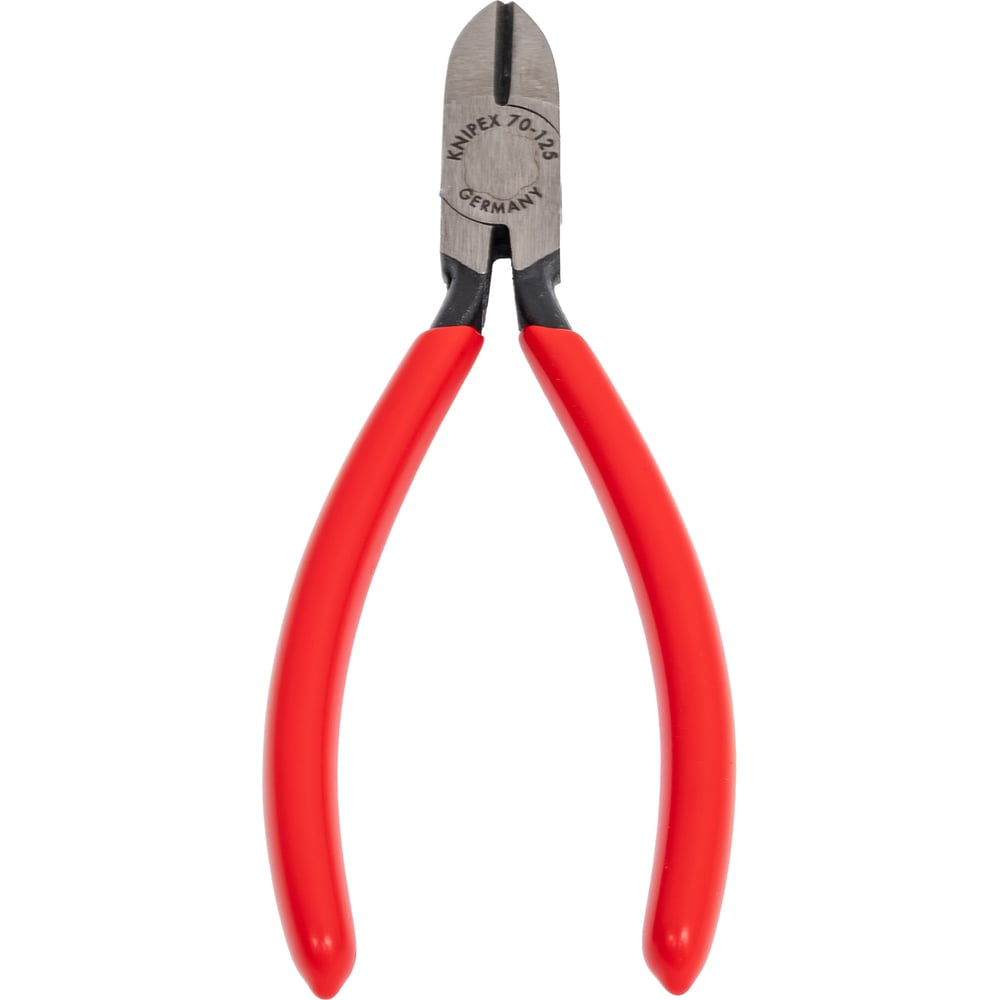 Изображение товара Бокорезы Knipex 125 мм 62 HRC профессиональные с красными рукоятками