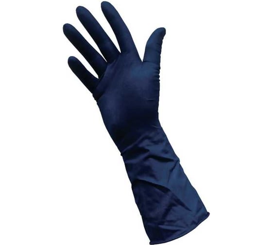 Изображение товара Перчатки смотровые ARCHDALE Блок Unicare особопрочные, латексные, неопудренные, синие, 13 г, р M, 25 пар B172M