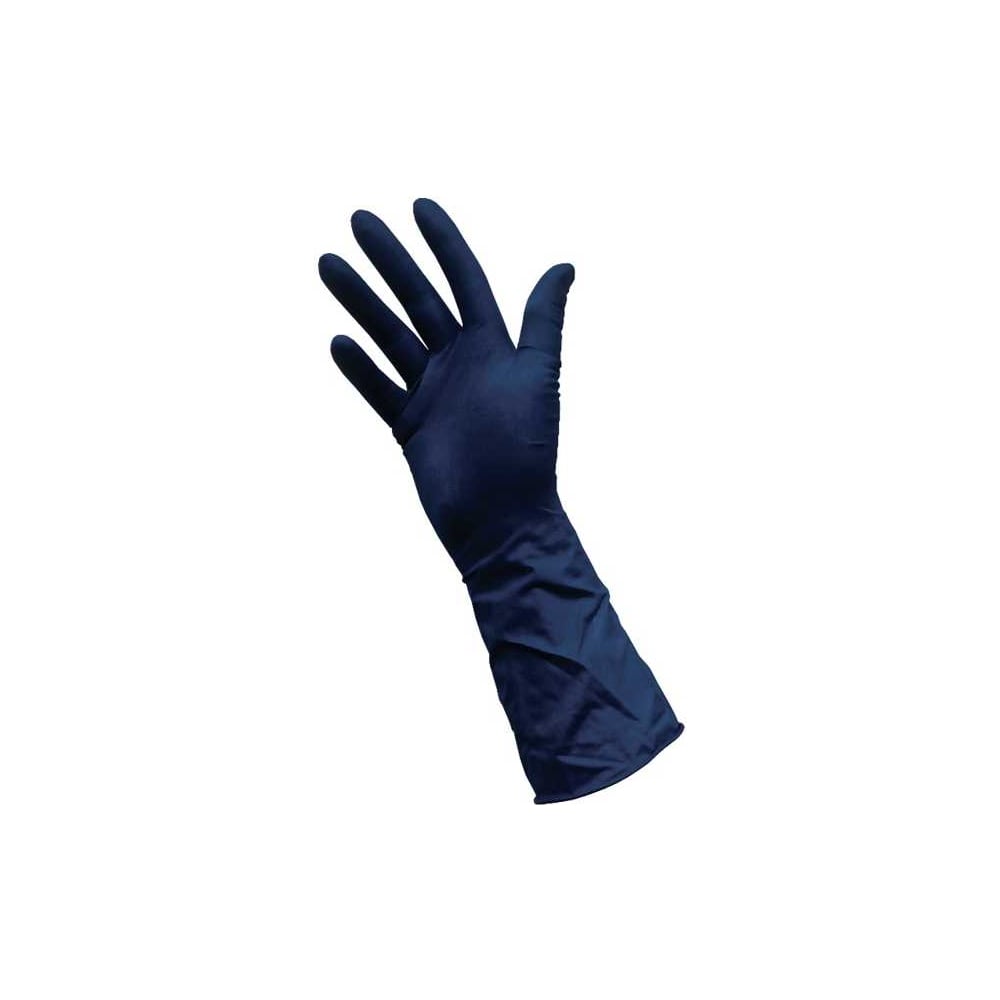 Изображение товара Перчатки смотровые ARCHDALE Блок Unicare особопрочные, латексные, неопудренные, синие, 13 г, р XL, 25 пар B172XL