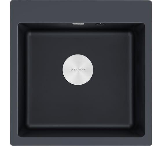 Изображение товара Мойка Paulmark KANTE 50, IT-GRANIT, антрацит, 510x520, PM105152-AN