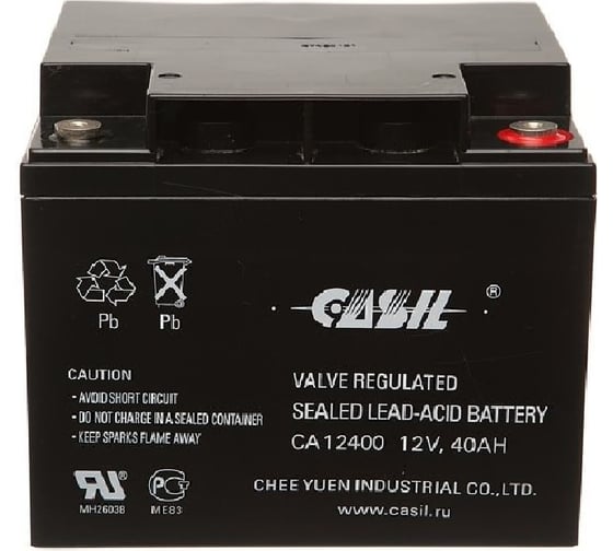 Изображение товара Аккумуляторная батарея CASIL CA12400 10601055
