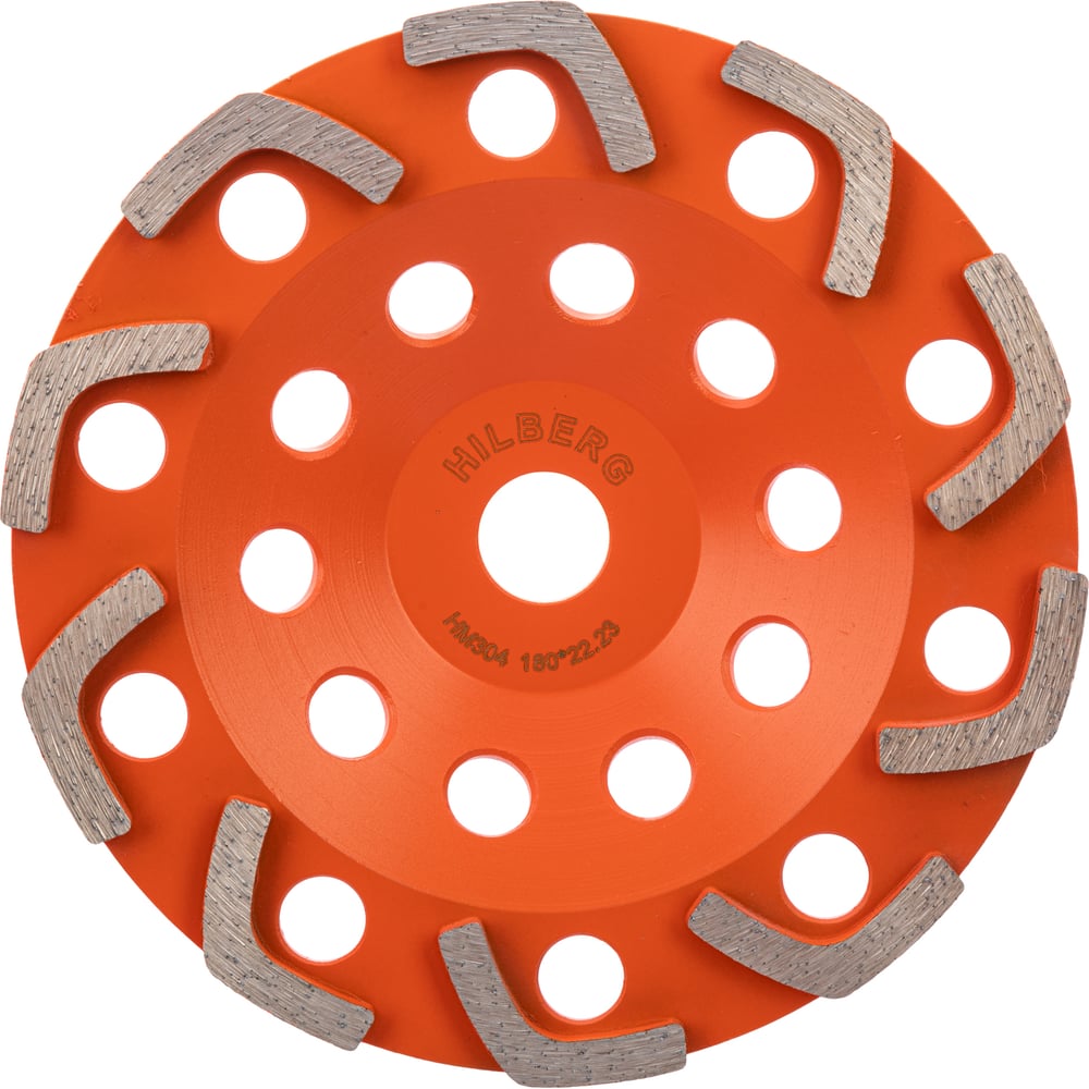Изображение товара Чашка алмазная по бетону и камню 180 мм Hilberg HM304