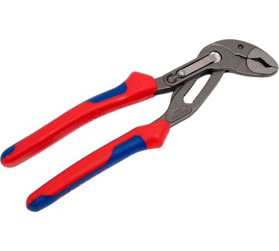 Изображение товара Переставные клещи Knipex Cobra, 42 мм (1 1/2"), 180 мм, серые, 2К ручки, KN-8702180SB