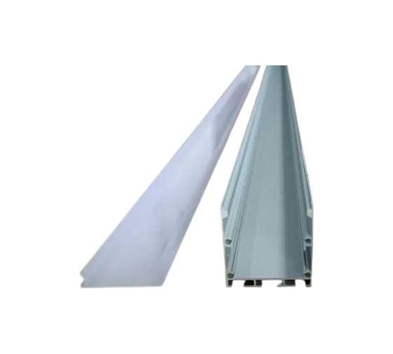 Изображение товара Алюминиевый накладной профиль truEnergy прямой с экраном 35x35мм анодированный 2м 19120