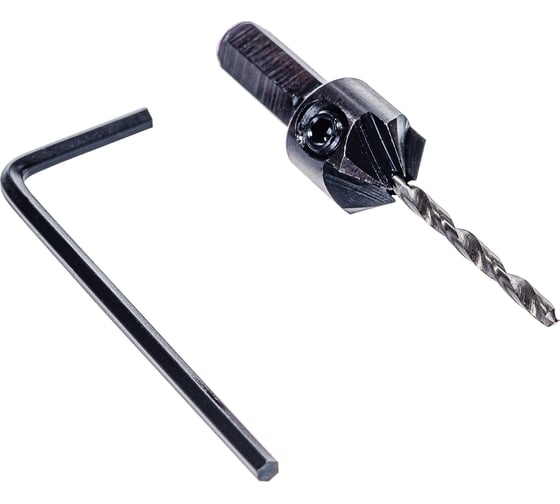 Изображение товара Сверло пилотное 2.38 мм с зенкером для шурупов 3 мм, размер №6 Gigant GT-062