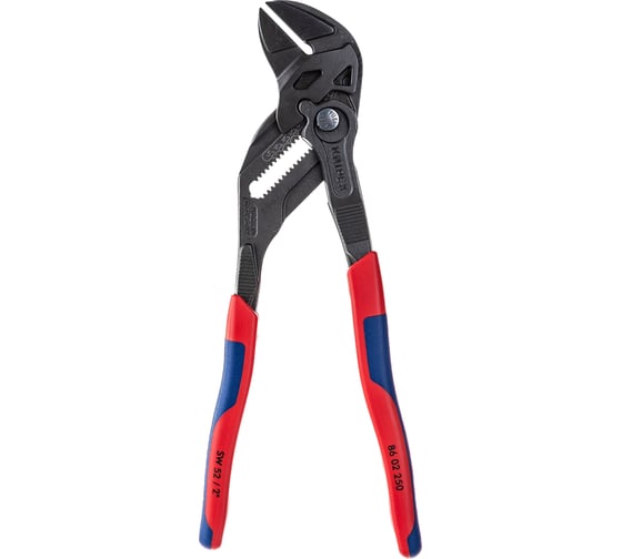 Изображение товара Переставные клещи-ключ Knipex 52 мм (2"), 250 мм, серые, 2-к ручки, подвес KN-8602250SB