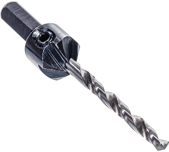 Изображение товара Сверло пилотное по дереву и зенкер №8 для шурупов 4 мм, размер №10 Gigant GT-064