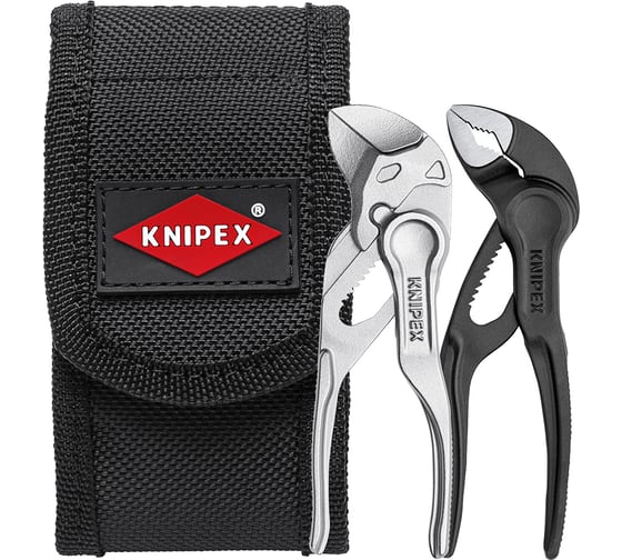 Изображение товара Набор ключей Knipex XS Cobra, 86 ключ, в поясной сумке, 2 предмета, KN-002072V04XS
