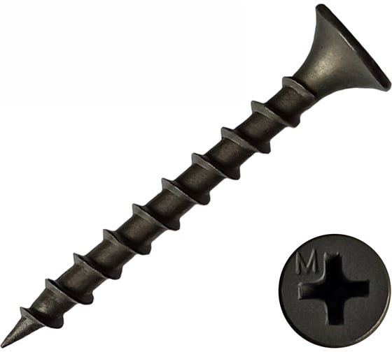 Изображение товара Саморез Daxmer ГКЛ по дереву усиленный 3,5х35 короб 15 кг 00000394191