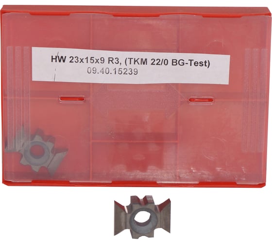 Изображение товара Кромочная пластина ILMA HW 23x15x9 R3, (TKM 22/0 BG-Test) 09.40.15239