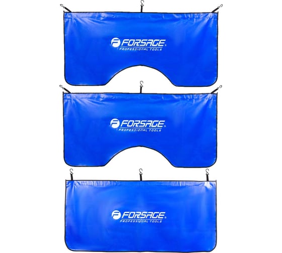 Изображение товара Накидки ПВХ защитные для а/м Forsage с магнитным креплением, комплект 3 шт F-88804(61676)