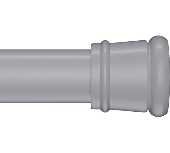 Изображение товара Карниз для ванной комнаты IDDIS 110-200 см, серый SRC0120i14