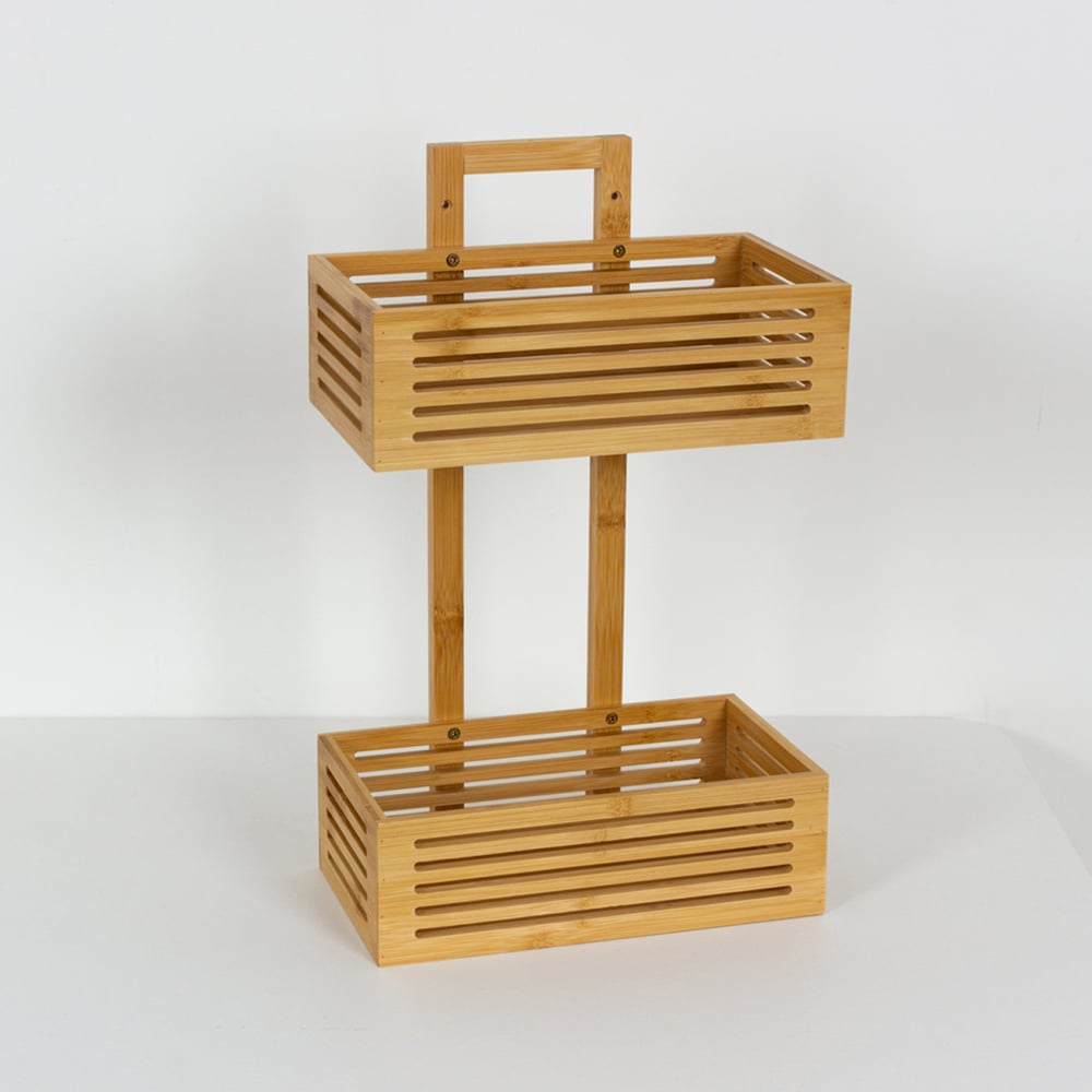 Изображение товара Бамбуковая 2-ярусная полка Joy Home 13202