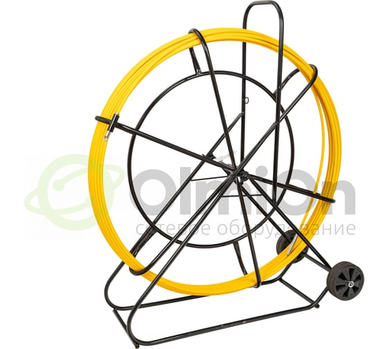 Изображение товара Протяжка для кабеля мини OlmiOn УЗК d=11 мм L=500 м на тележке №5, желтый СП-Т5-11/500