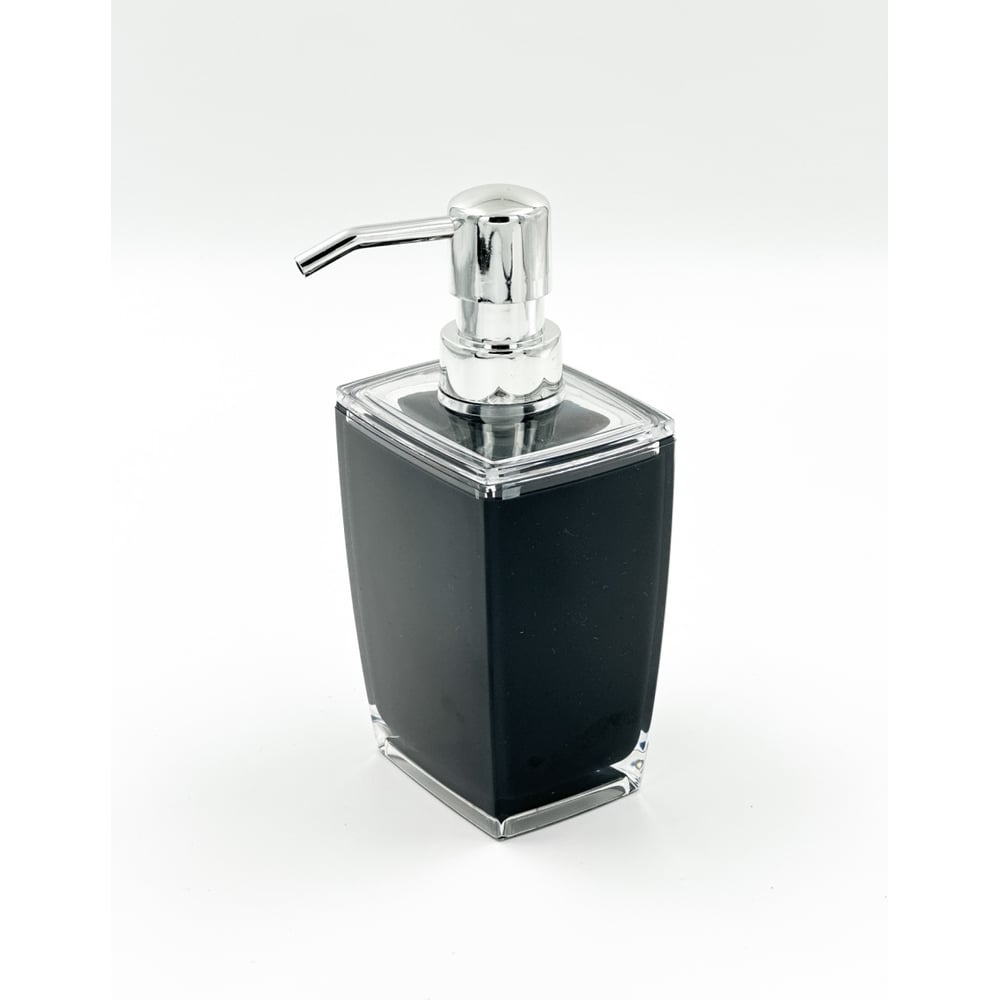 Изображение товара Пластиковый диспенсер Joy Home черный прозрачный наливной механический