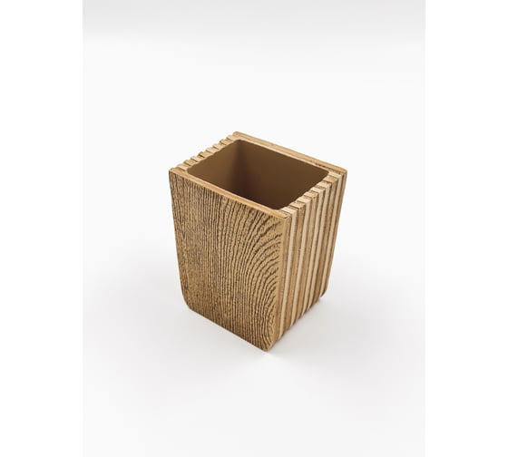 Изображение товара Стакан из полирезина Joy Home древесный 13829