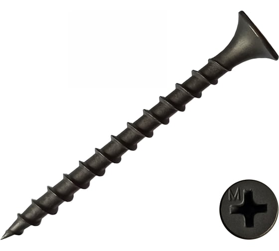 Изображение товара Саморез Daxmer ГКЛ по дереву усиленный 3,5х45 короб 15 кг 00000394198