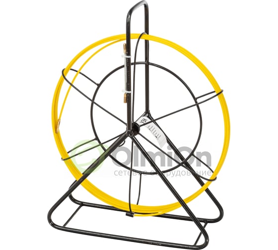 Изображение товара Протяжка для кабеля мини OlmiOn УЗК d=4,5 мм L=25 м в кассете №4, желтый СП-К4-4,5/25