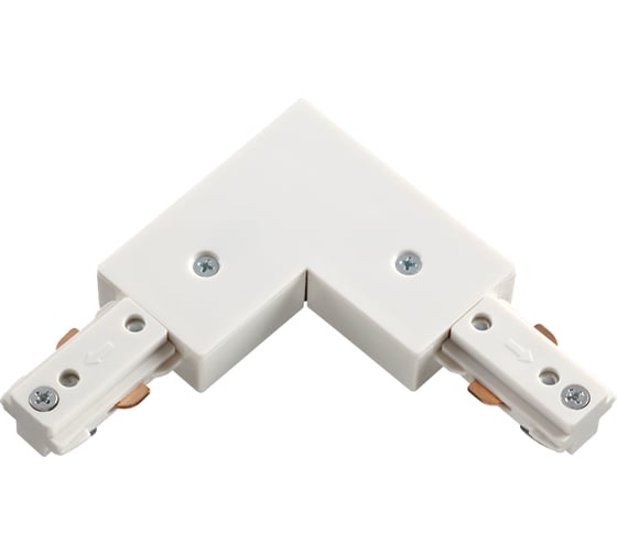 Изображение товара L-образный соединитель NOVOTECH для однофазного шинопровода, пластик 135008