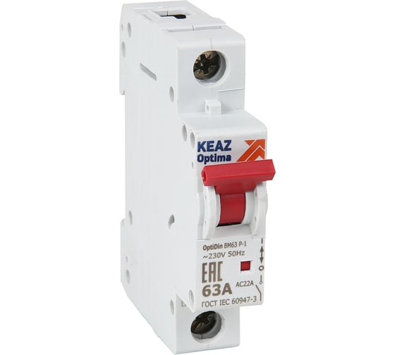 Изображение товара Выключатель нагрузки модульный КЭАЗ OptiDin BM63P-132-УХЛ3 (ВМ63Р) 332870