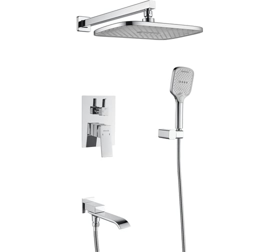 Изображение товара Встроенная душевая система с каскадным изливом SHEVANIK S4035