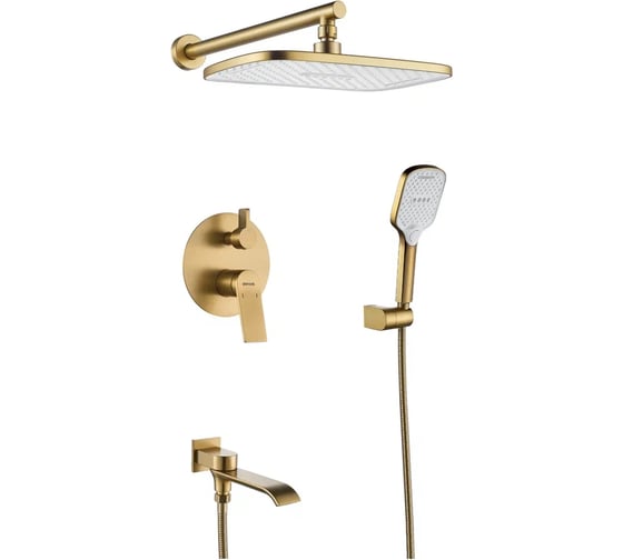 Изображение товара Встроенная душевая система с каскадным изливом S4135 SHEVANIK S4135G