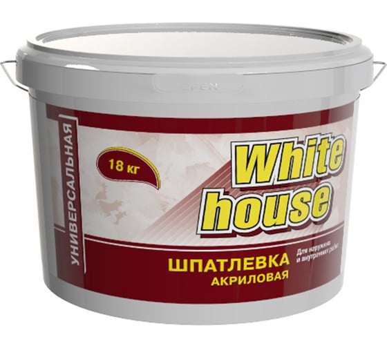 Изображение товара Шпатлевка White House универсальная для наружных и внутренних работ 18 кг 12877