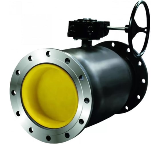 Изображение товара Шаровой кран LD сталь КШ.Ц.Ф.Р Ду 125 Ру16 фл с редуктором КШ.Ц.Ф.Р.125/100.016.Н/П.02 007-7957