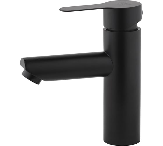 Изображение товара Смеситель для умывальника одноручковый AQUEDUC 345327 короткий излив, черный, нерж. сталь /20 ЭК000145327