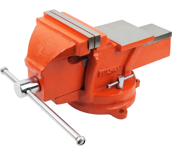 Изображение товара Тиски слесарные поворотные AV Steel сталь, 125мм AV-940005