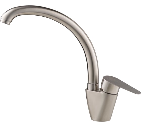 Изображение товара Смеситель для кухни одноручковый AQUEDUC 345711 нержав. сталь /10 ЭК000145711