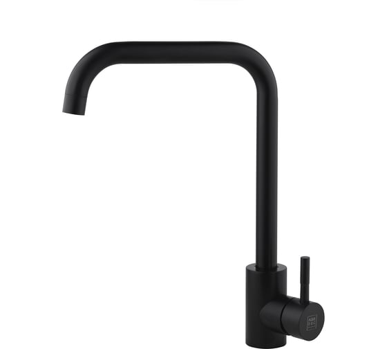 Изображение товара Смеситель для кухни одноручковый AQUEDUC 345323 высокий излив чёрный нерж. сталь /20 ЭК000145323