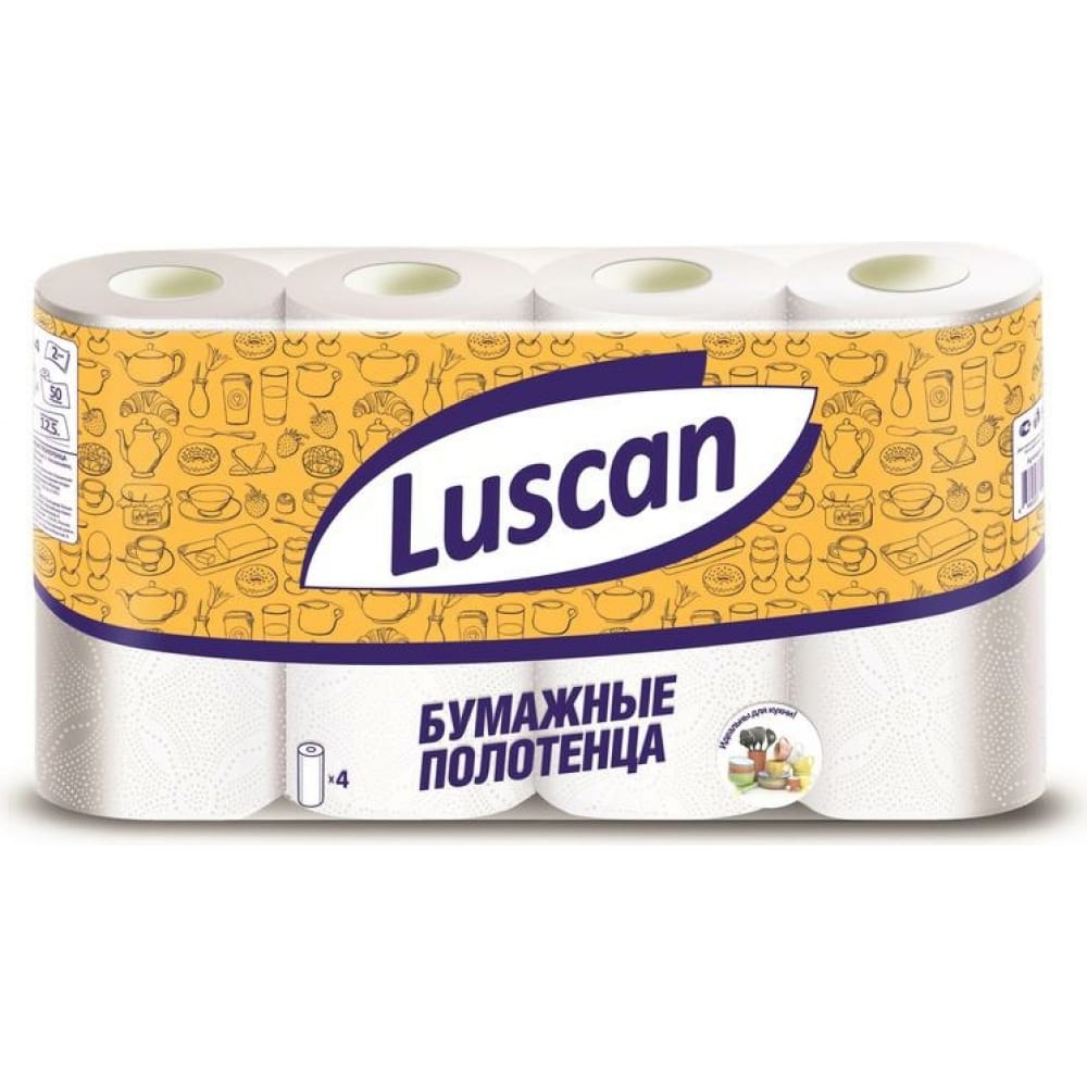 Двухслойные бумажные полотенца Luscan листовые двухслойные бумажные полотенца luscan