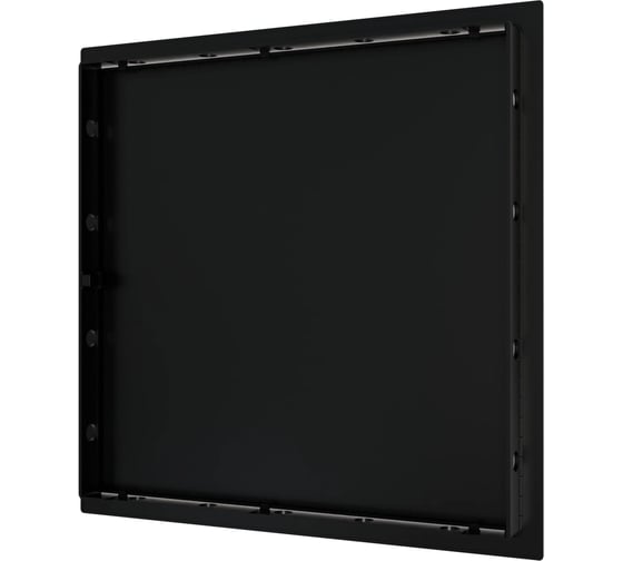 Изображение товара Люк ревизионный EVECS LN фланец 300x300 нажимной 327x327 пластик Black L3030N black