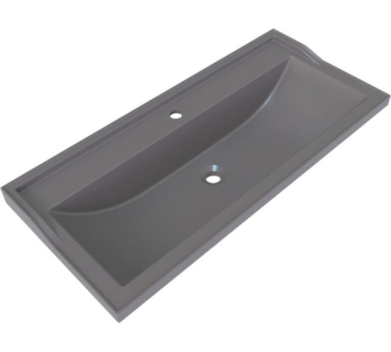 Изображение товара Раковина Stella Polar Флур 100, серая / сл SP-00001759